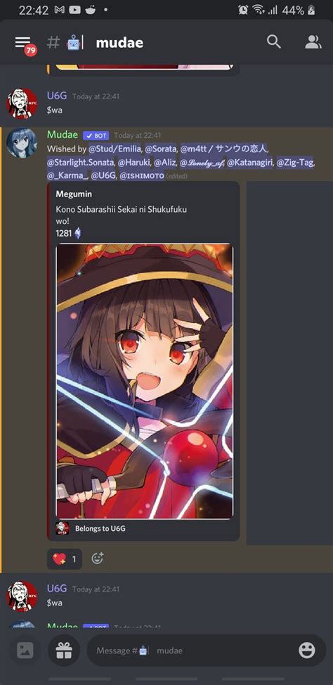 discord hentai bot|Optimal Disable List $wa/$ha : r/Mudae